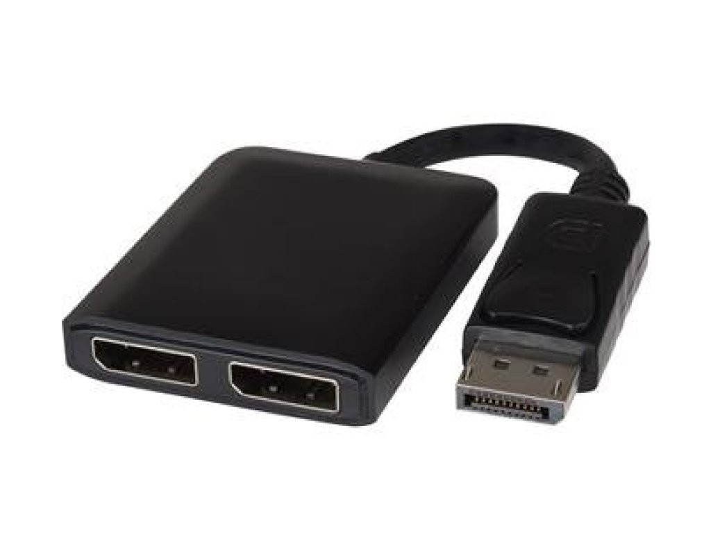PREMIUMCORD adaptér DisplayPort-2xDisplayPort, M/2xF (kportad17)