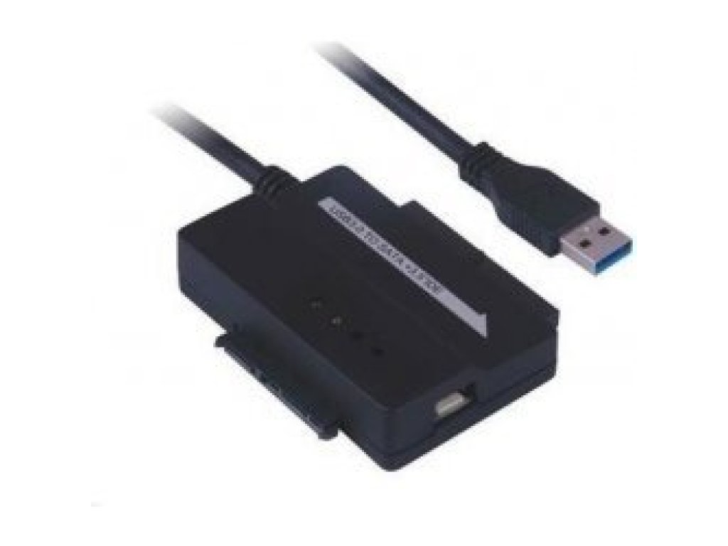 PREMIUMCORD adaptér USB 3.0, A-SATA+IDE, s napájecím kabelem (ku3ides5)