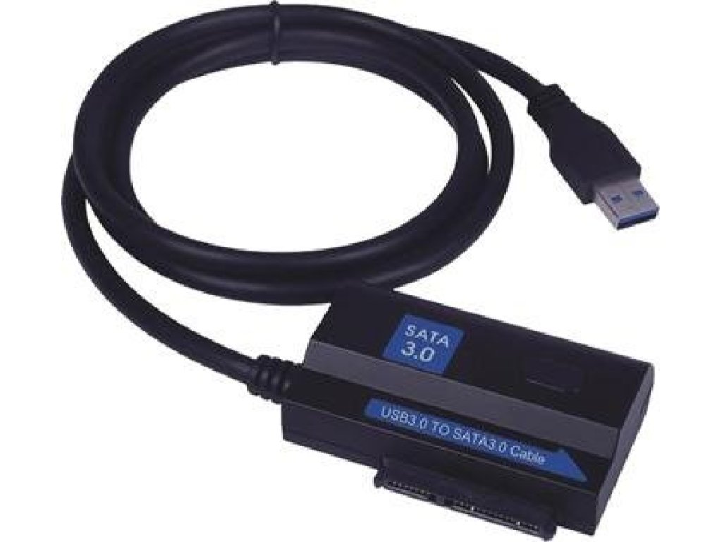 PREMIUMCORD adaptér USB 3.0-SATA 3, M/M, napájecí adaptér (ku3ides)