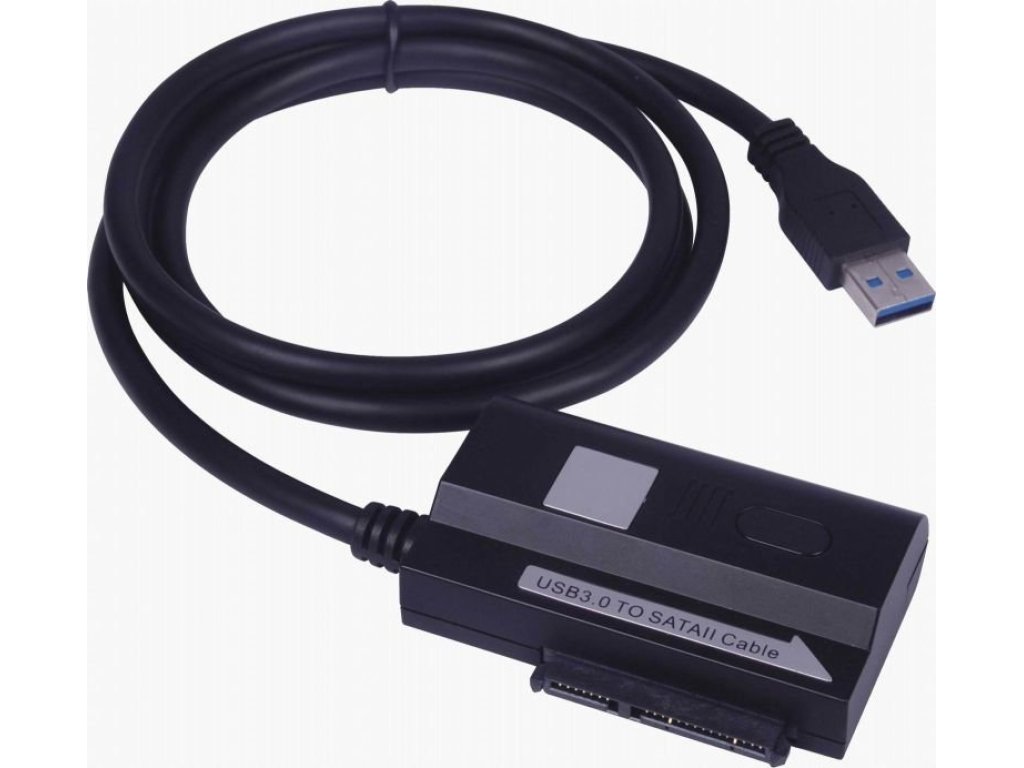 PREMIUMCORD adaptér USB 3.0-SATA, M/M, napájecí adaptér (ku3ides)