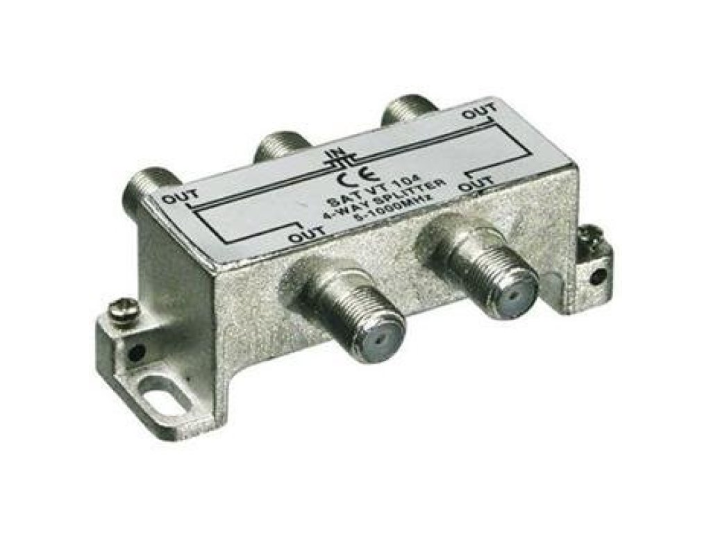 PREMIUMCORD anténní rozbočovač na F konektory, 1-4 výstupy, 5-1000 MHz (ktf14)