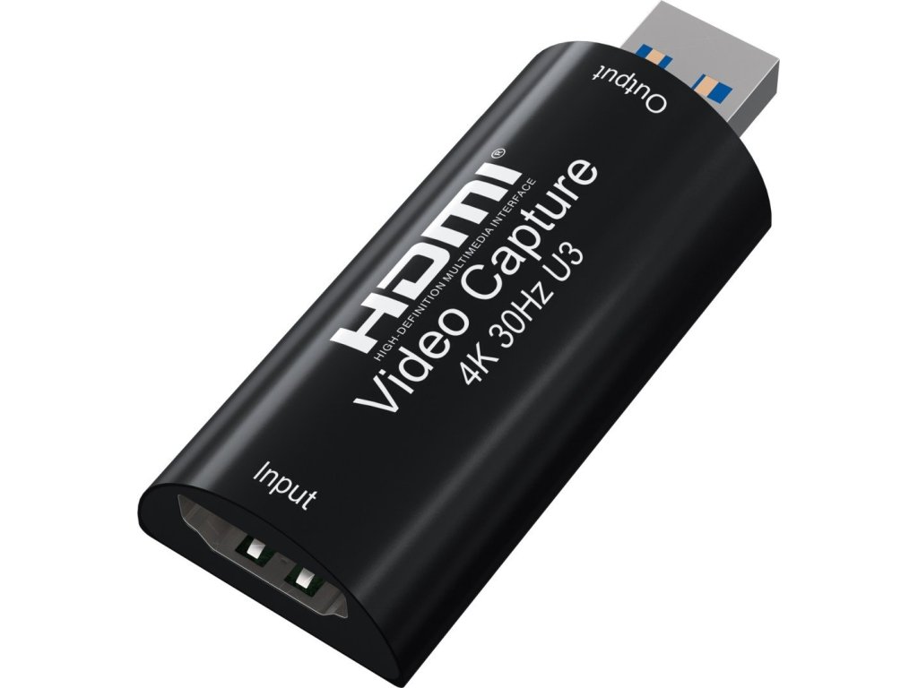 PREMIUMCORD HDMI capture/grabber pro záznam Video/Audio signálu do počítače s USB3.0 (ku2grab4)