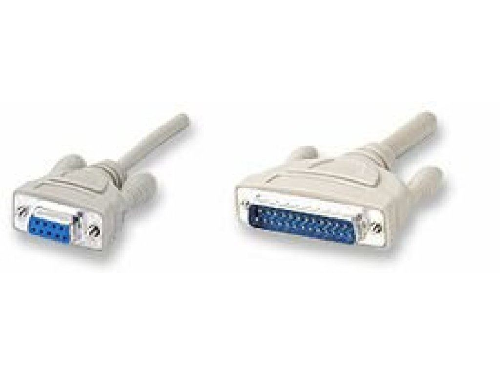 PREMIUMCORD kabel datový, DB9-DB25, F/M, propojovací, 3m (km3)
