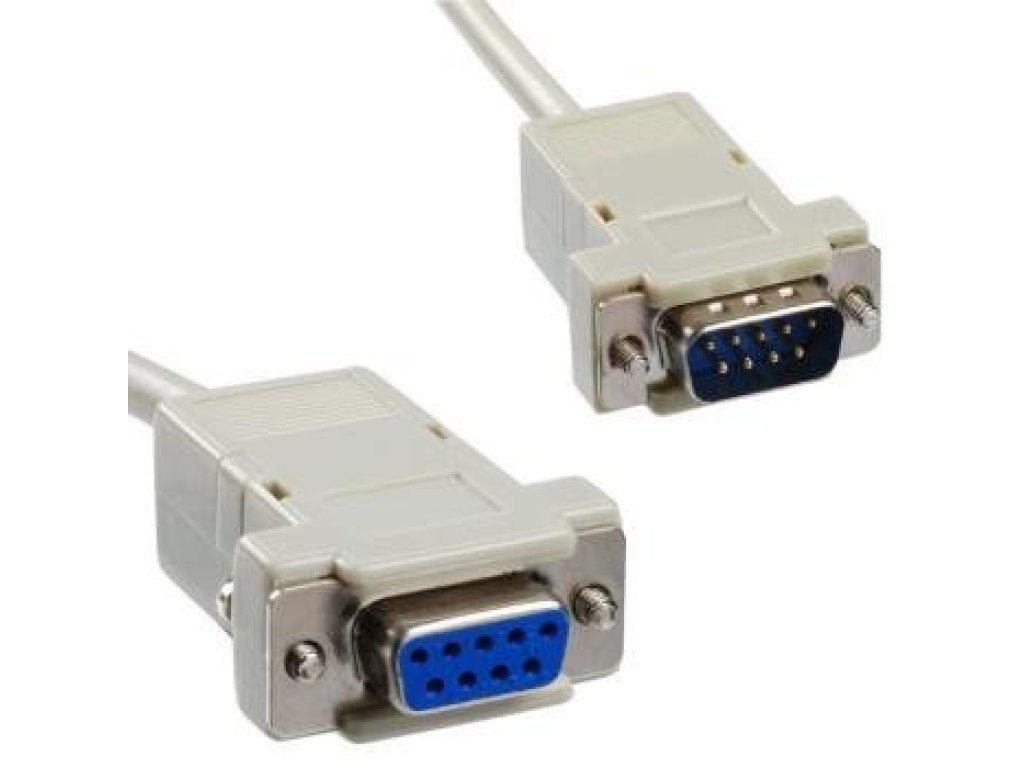 PREMIUMCORD kabel datový, DB9-DB9, M/F, prodlužovací, 10m, rozebírací (kpm10)