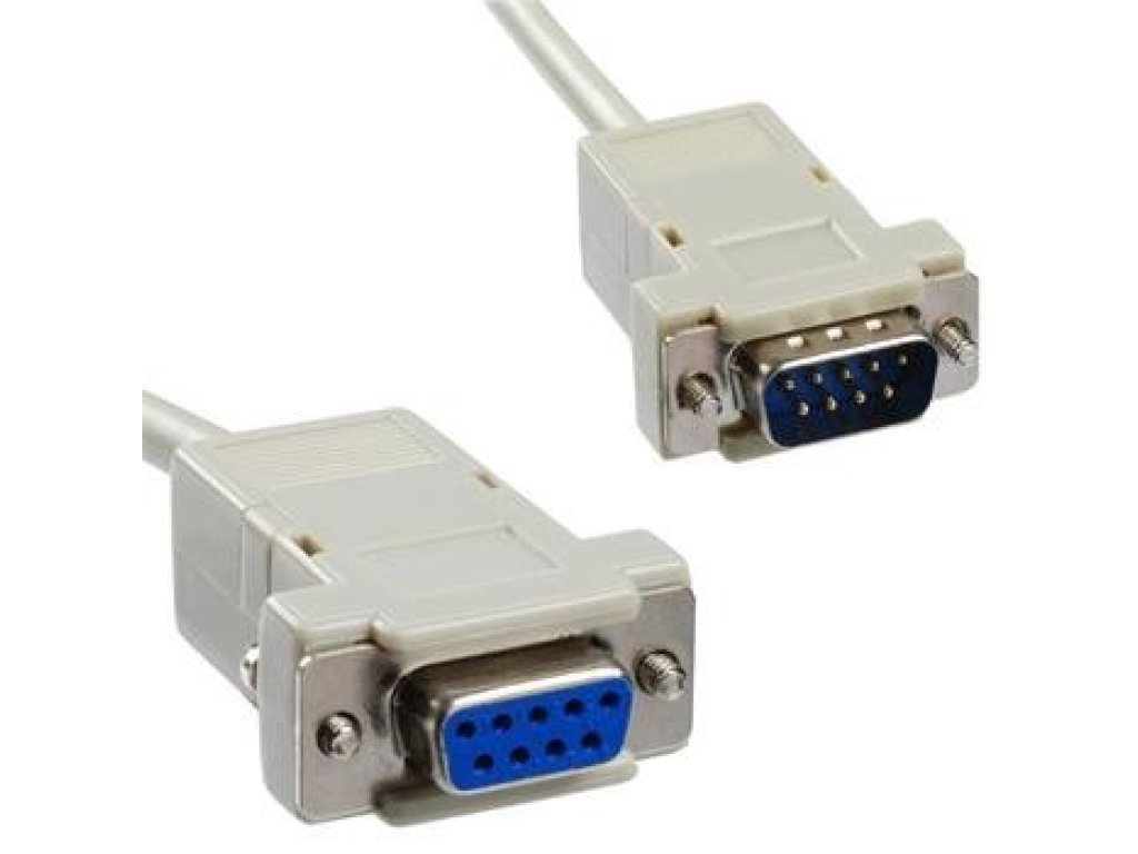 PREMIUMCORD kabel datový, DB9-DB9, M/F, prodlužovací, 5m, rozebírací (kpm5)