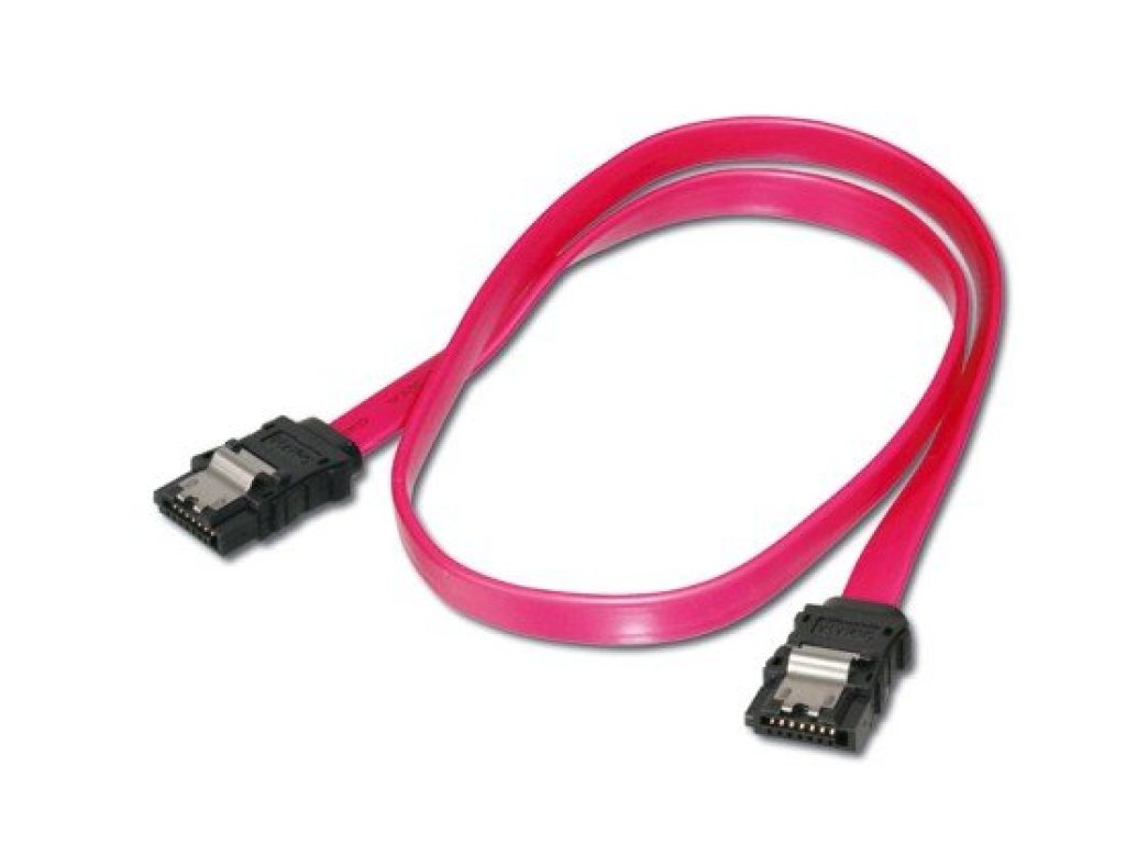 PREMIUMCORD kabel datový SATA, SATA-SATA, 1m, zámeček (kfsa-11-10)