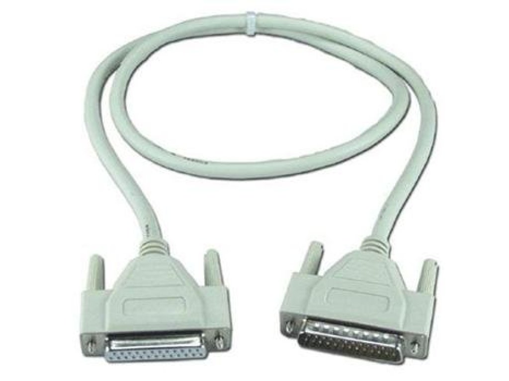 PREMIUMCORD kabel DB25-DB25, M/F, prodlužovací, 5m, šedý (kdmf5)