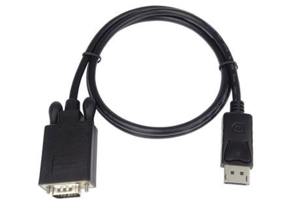 PREMIUMCORD kabel DisplayPort-VGA, M/M, propojovací, 1m, černý (kportadk03-01)