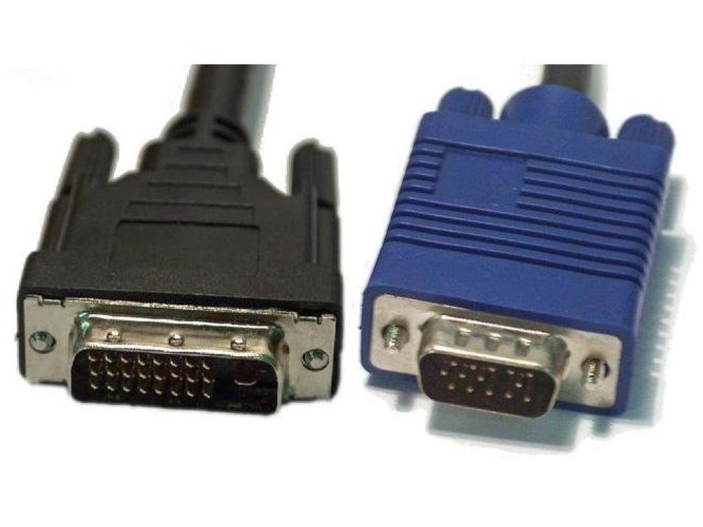PREMIUMCORD kabel DVI-VGA, M/M, propojovací, 2m, černý (kpdvi1a2)