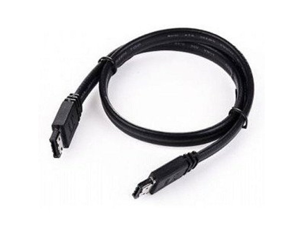 PREMIUMCORD kabel, eSATA-eSATA, F/F, propojovací, 1m, černý (kfsa-7-10)