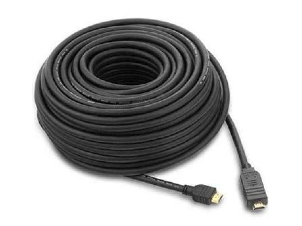 PREMIUMCORD kabel HDMI-HDMI, M/M, propojovací, 7,5m, černý, s integrovaným zesilovačem, v1.4 (kphdmer07)
