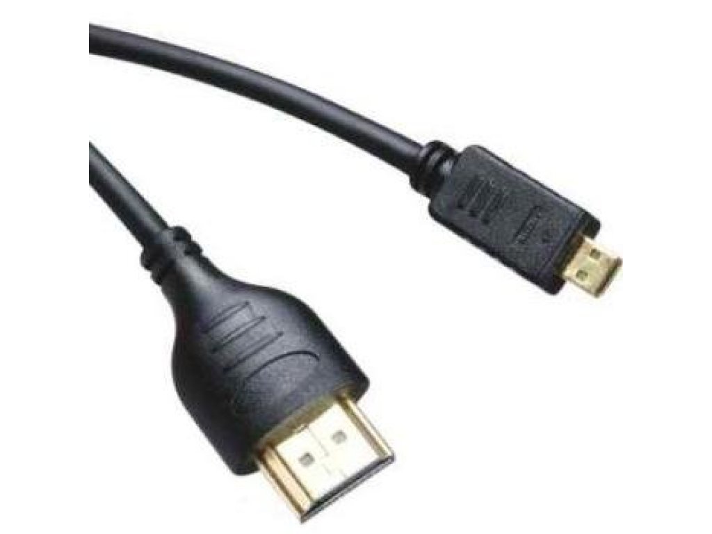 PREMIUMCORD kabel HDMI-HDMI micro, M/M, propojovací, 2m, černý (kphdmad2)