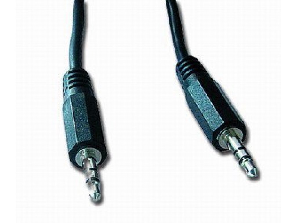 PREMIUMCORD kabel Jack 3.5-Jack 3.5, M/M, propojovací, 2m, černý (kjackmm2)