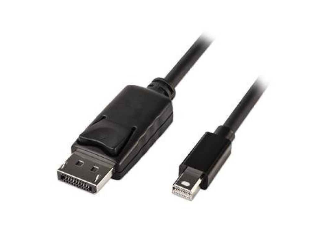 PREMIUMCORD kabel Mini DisplayPort-DisplayPort, M/M, propojovací, 1m, černý, v1.2 (kport7-01)