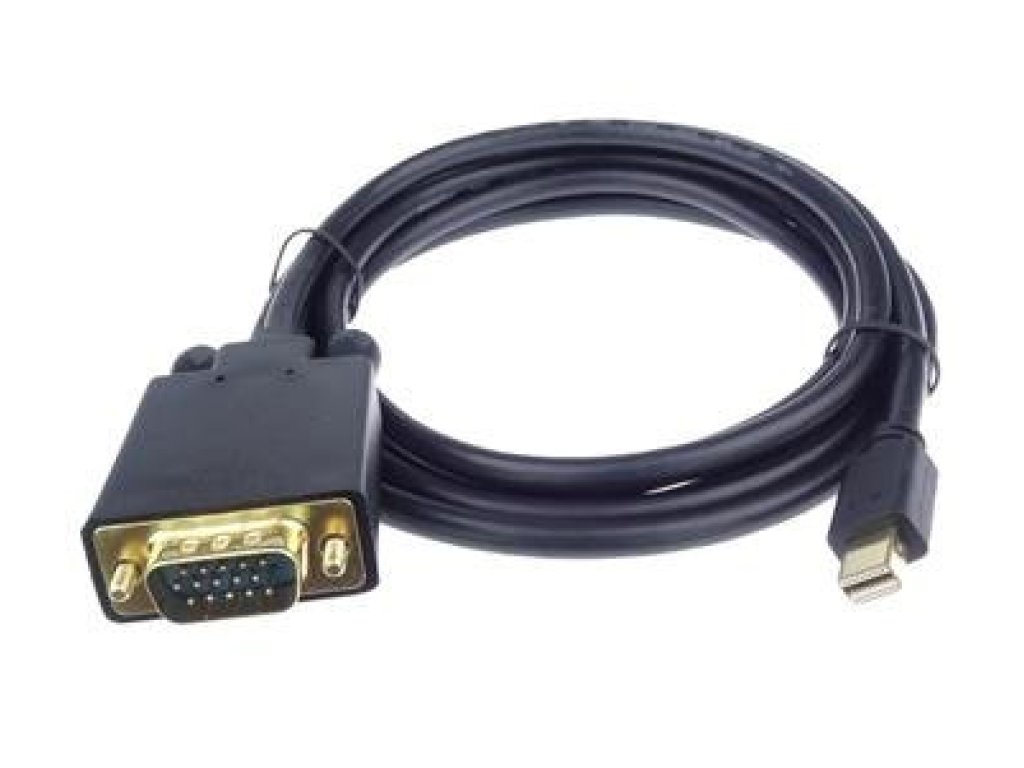 PREMIUMCORD kabel Mini DisplayPort-VGA, M/M, propojovací, 2m, černý (kportadmk03-02)