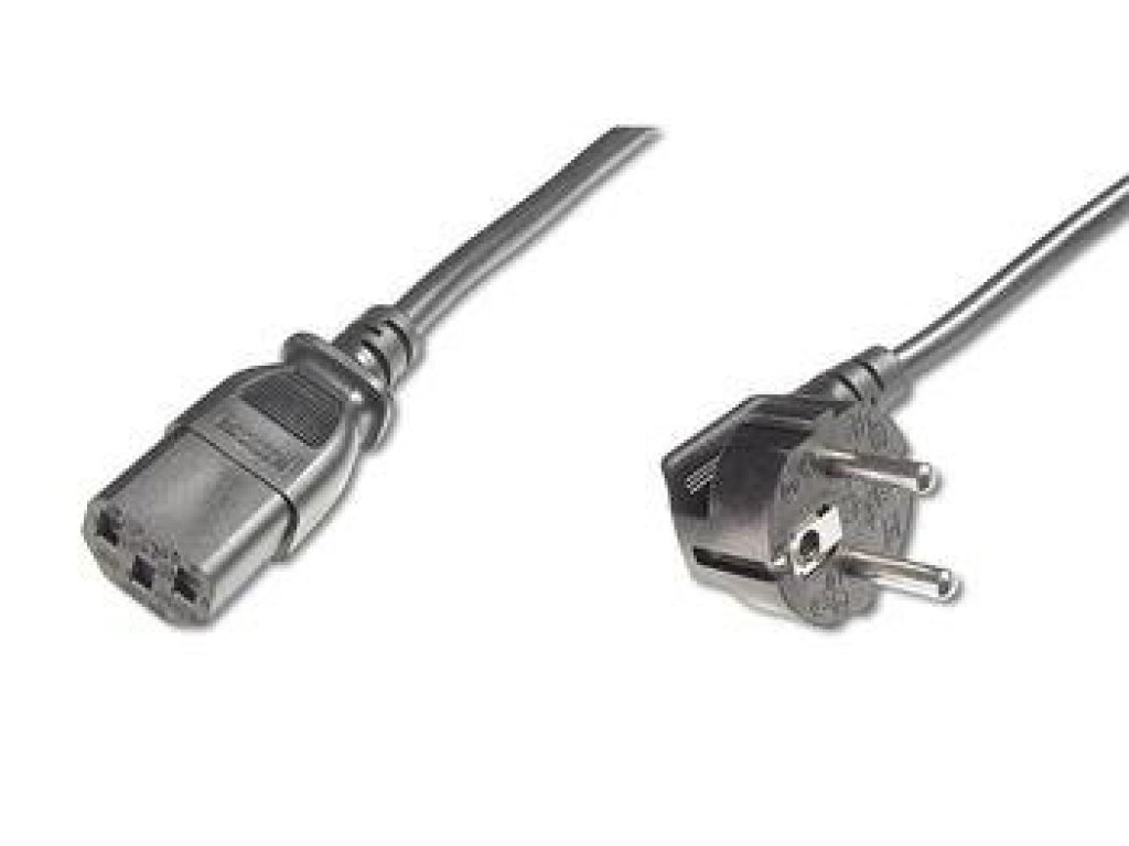PREMIUMCORD kabel napájecí 230V k PC, 0,5m, černý (kpsp05)