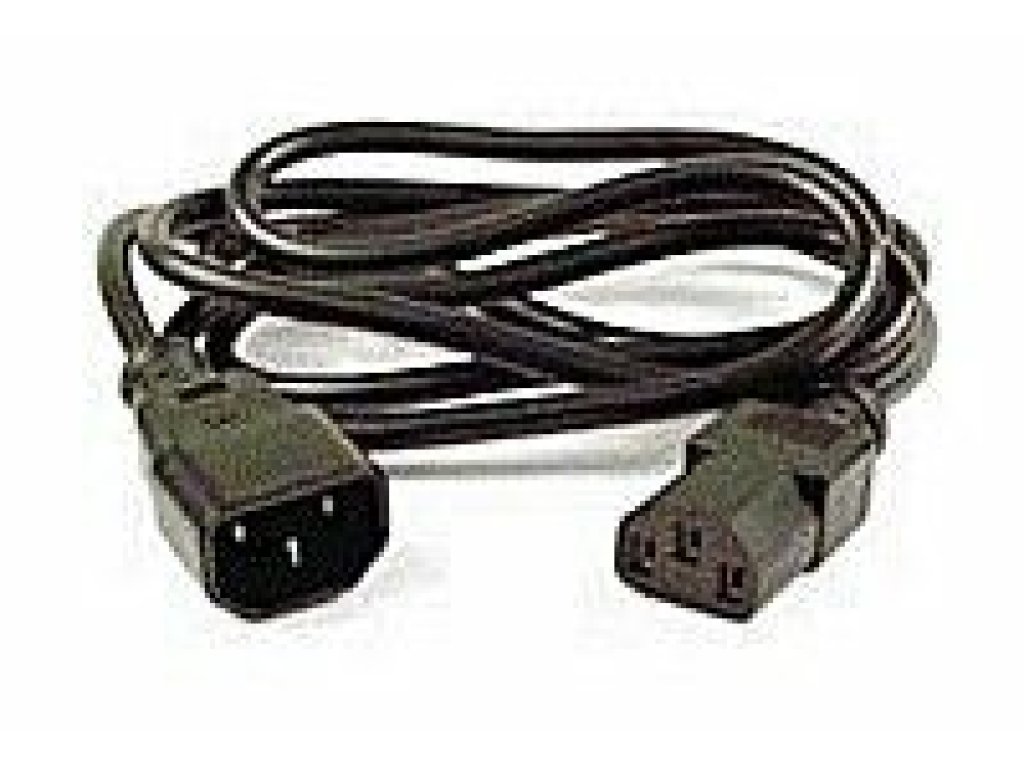 PREMIUMCORD kabel napájecí 230V k PC, prodlužovací, 2m, černý (kps2)