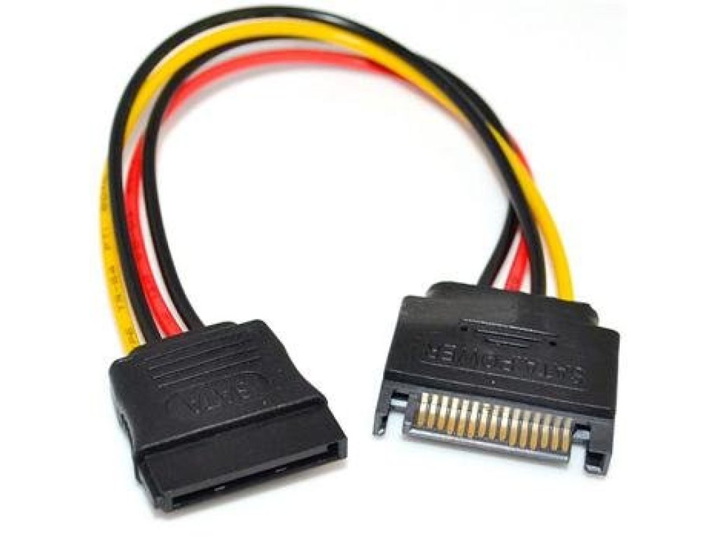 PREMIUMCORD kabel napájecí k HDD prodlužovací, Serial ATA, 0,16m (kfsa-10)