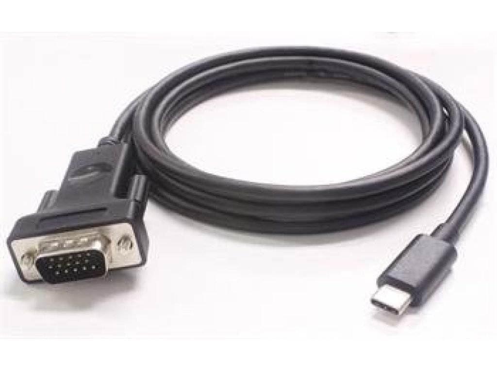 PREMIUMCORD kabel převodník USB 3.1, C-VGA, M/M, propojovací, 1,8m (ku31vga04)