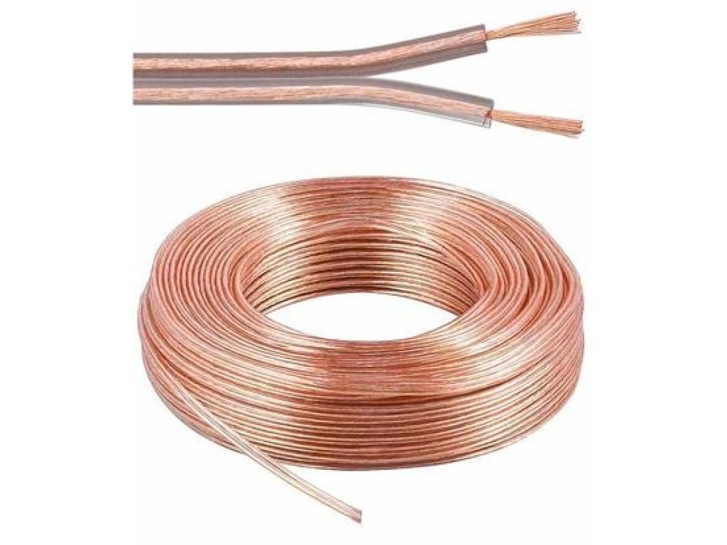 PREMIUMCORD kabel reproduktorový, 2x4mm2, 99,9% Cu, metráž (kjpr-04)