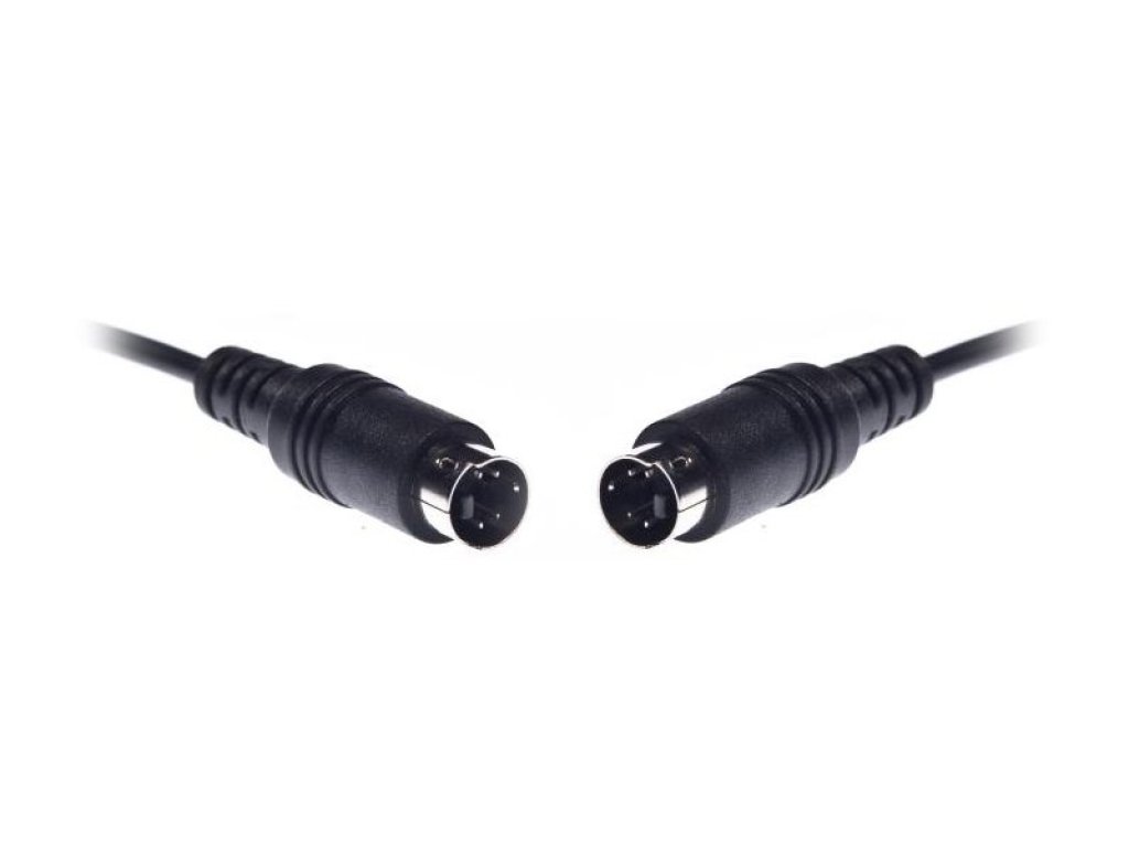 PREMIUMCORD kabel S-Video-S-Video, M/M, propojovací, 5m, černý (kjs-5)