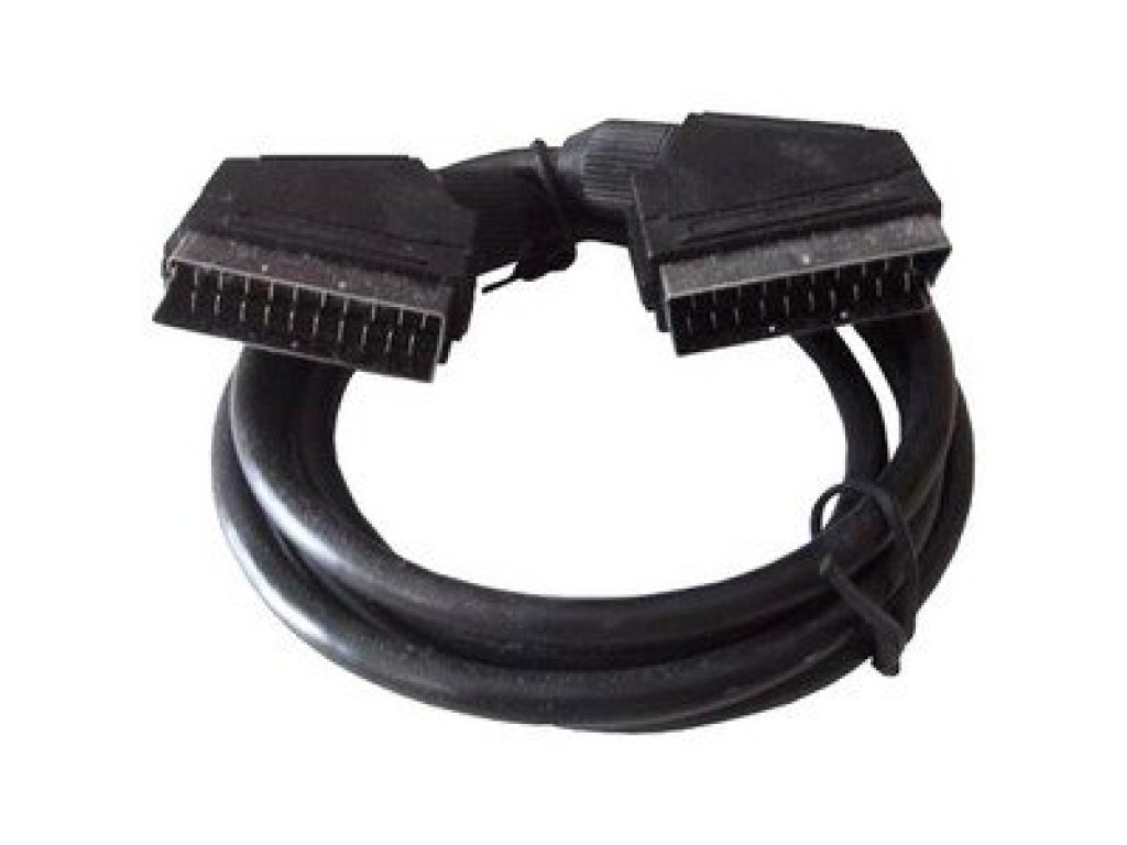 PREMIUMCORD kabel SCART-SCART, M/M, 1m, černý (kjss-1)
