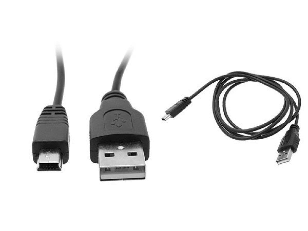PREMIUMCORD kabel USB 2.0, A-B mini, M/M, propojovací, 1m, černý (ku2m1a)