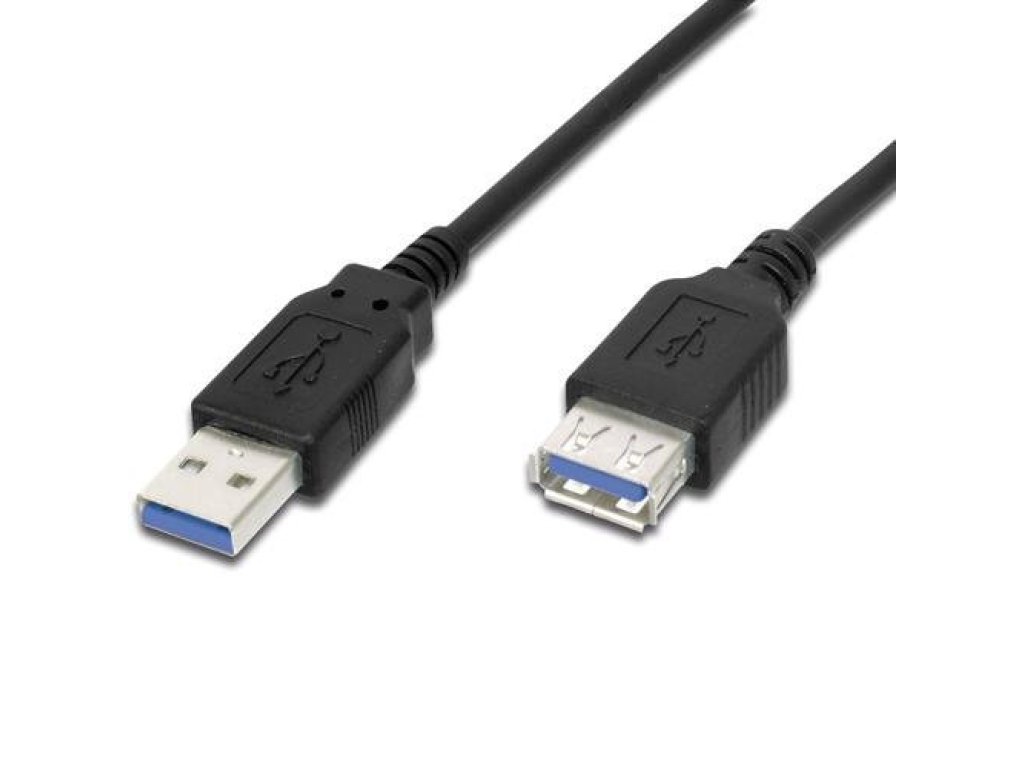 PREMIUMCORD kabel USB 3.0, A-A, M/F, prodlužovací, 1m, černý (ku3paa1bk)