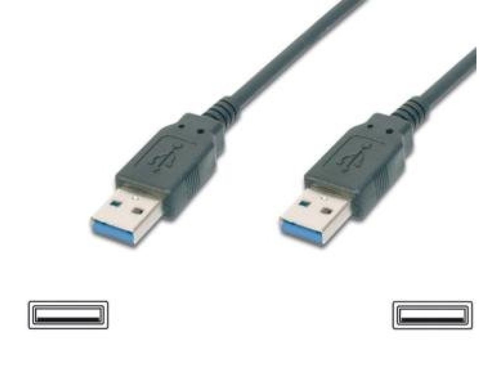 PREMIUMCORD kabel USB 3.0, A-A, M/M, propojovací, 2m, černý (ku3aa2bk)