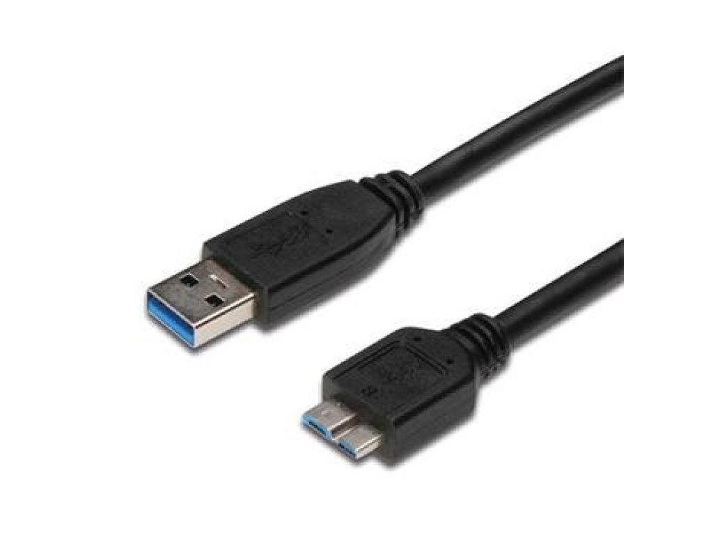 PREMIUMCORD kabel USB 3.0, A-B micro, M/M, propojovací, 0,5m (ku3ma05bk)