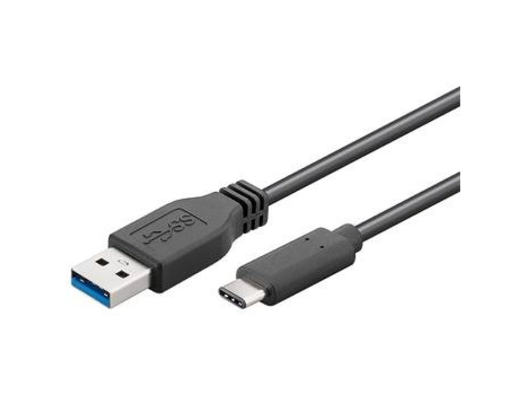 PREMIUMCORD kabel USB 3.1, C-A, M/M, propojovací, 3m, černý (ku31ca3bk)