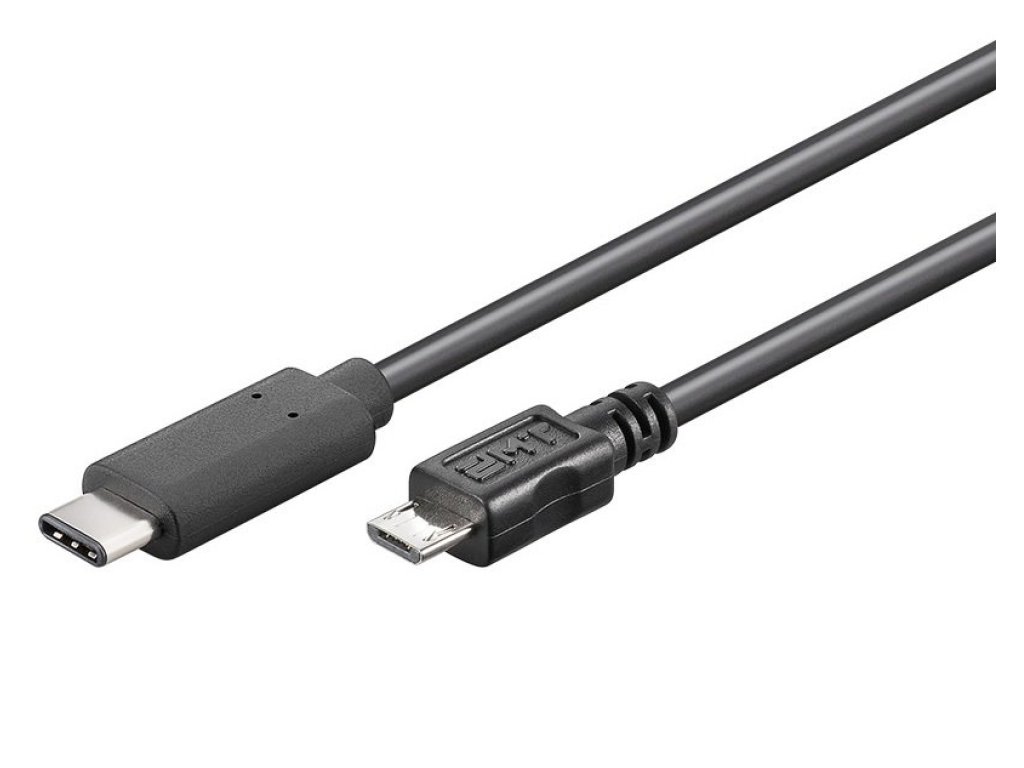 PREMIUMCORD kabel USB 3.1, C-B micro, M/M, propojovací, 1m, černý (ku31cb1bk)