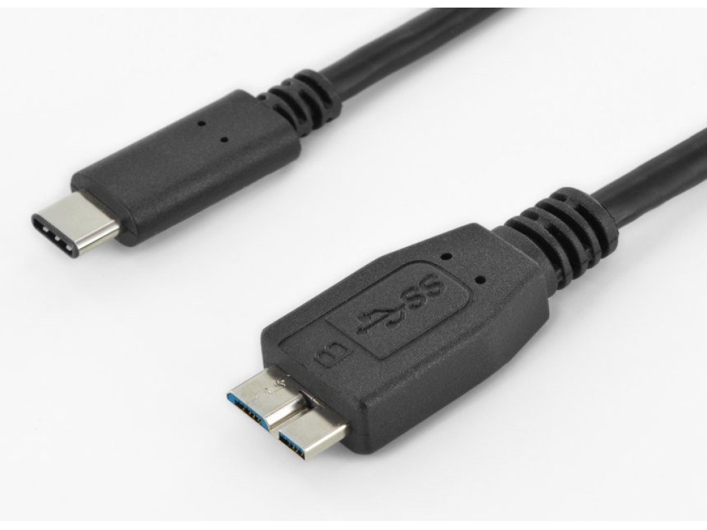 PREMIUMCORD kabel USB 3.1, C-B micro, M/M, propojovací, 1m (ku31cmb1bk)