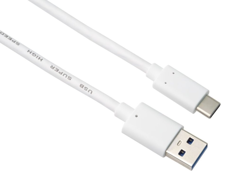 PREMIUMCORD kabel USB-C - USB 3.0 A  1m bílá (ku31ck1w)