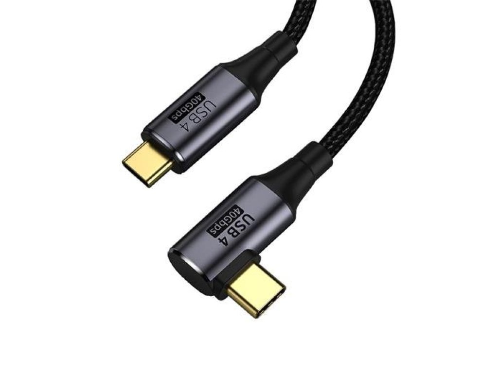 PREMIUMCORD Kabel USB4 Gen 3x2 40Gbps 8K@60Hz 240W Thunderbolt 3 1,2m (ku4cu12)