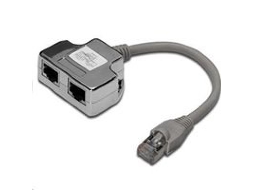 PremiumCord Modulární RJ45 distributor 2 porty 10/100Base T (smd2)