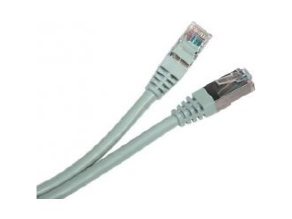 PREMIUMCORD patch kabel FTP, RJ45-RJ45, CAT5e, 7m, šedý (sstp07)