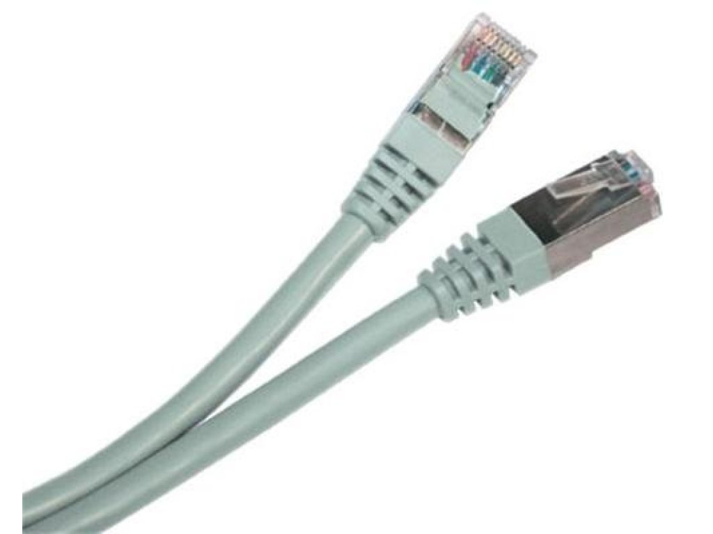 PREMIUMCORD patch kabel S/FTP, RJ45-RJ45, CAT5e, 3m, šedý (ssftp030)