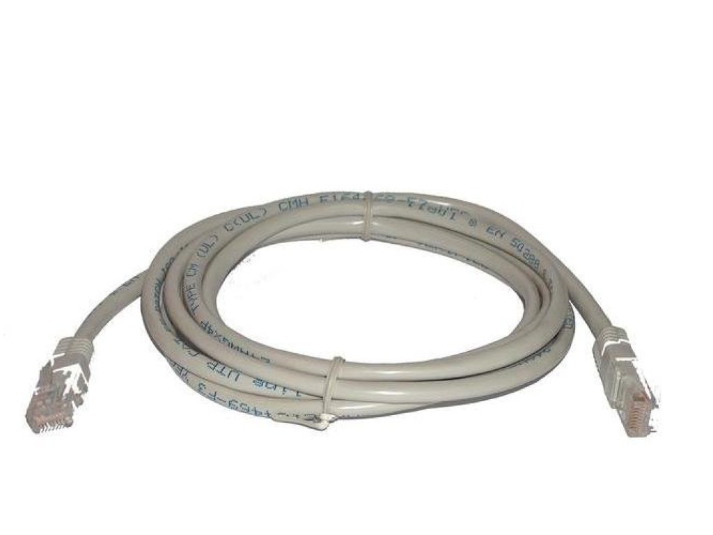 PREMIUMCORD patch kabel UTP, RJ45-RJ45, CAT6, 10m, šedý (sp6utp10)