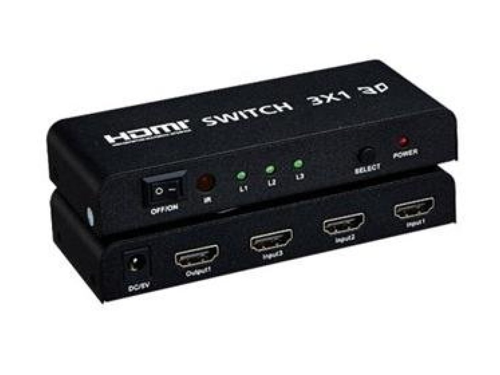 PREMIUMCORD přepínač HDMI 1.4 switch 3:1 (khswit31b)