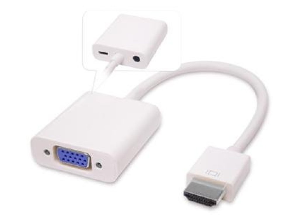 PREMIUMCORD převodník HDMI-VGA+Jack 3.5, M/F+F (khcon-18)