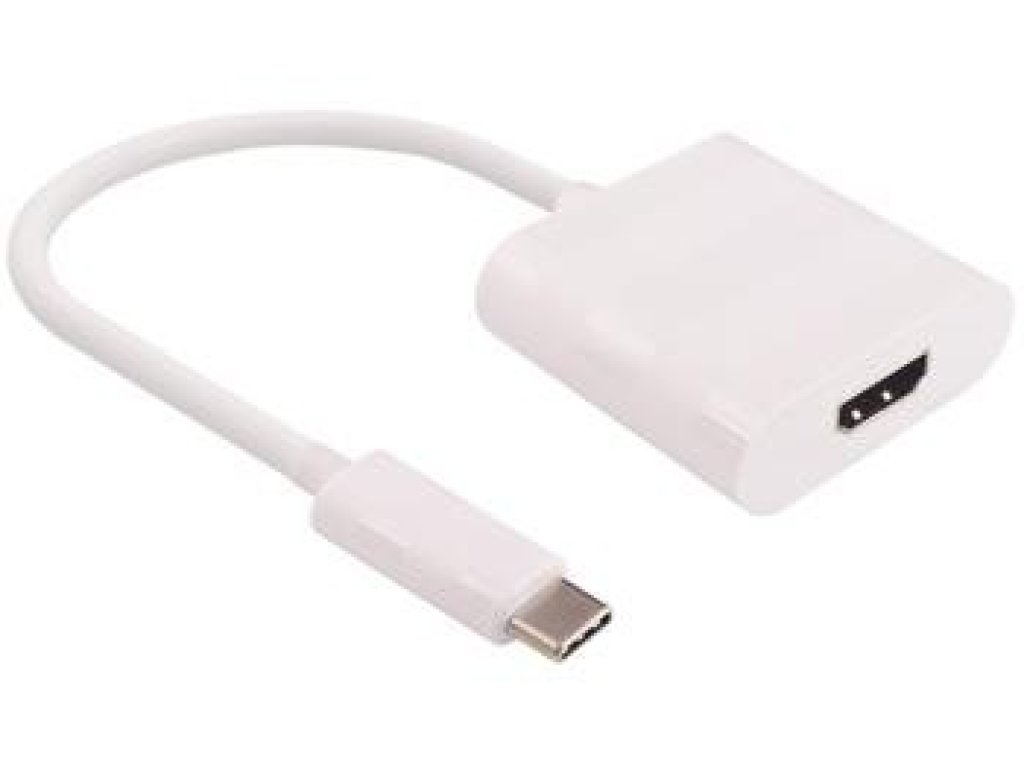 PREMIUMCORD převodník USB 3.1-HDMI, M/F, bílý (ku31hdmi01)