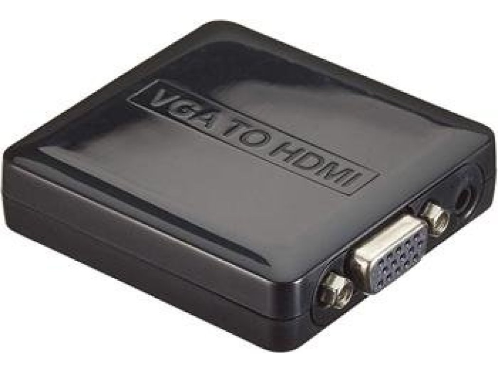 PREMIUMCORD převodník VGA+Jack 3.5-HDMI, F+F/F (khcon-34)