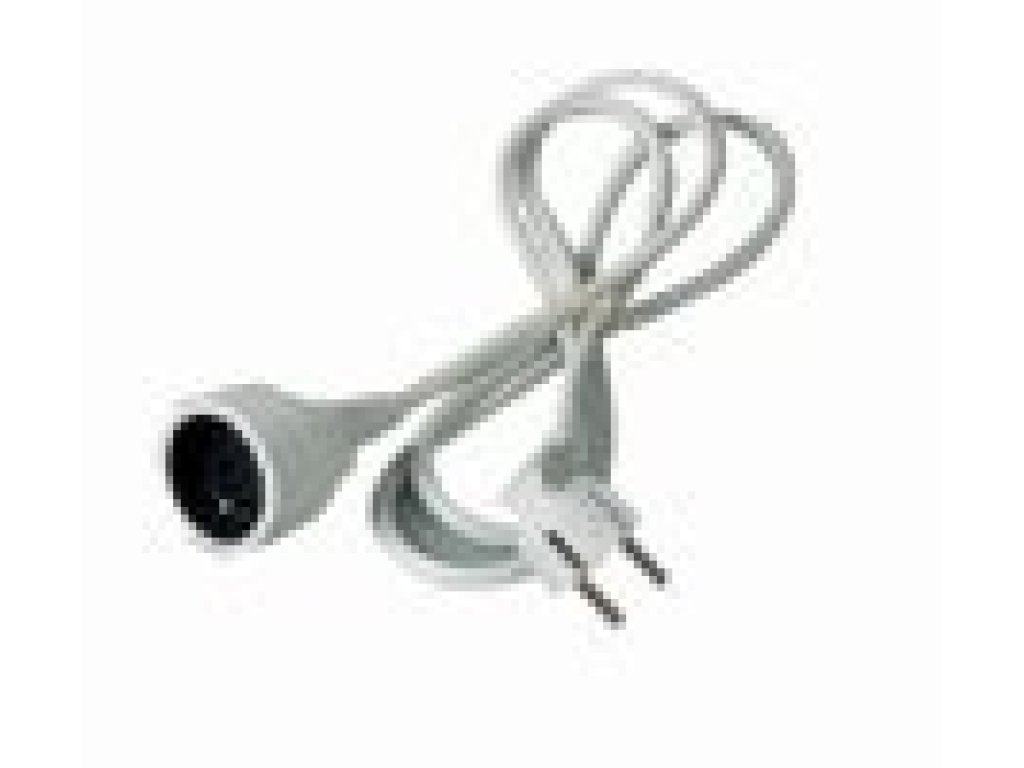 PREMIUMCORD prodlužovací přívod 230V, M/F, 2m, bílý (ppe1-02)