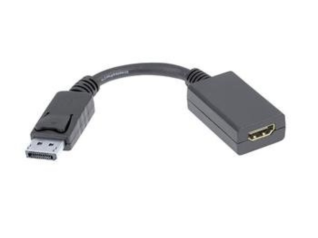 PREMIUMCORD redukce DisplayPort-HDMI, M/F, 0,15m, černý (kportad03)