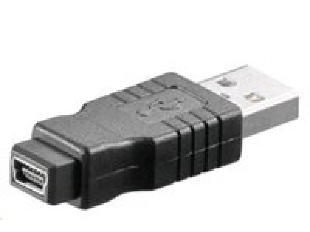 PREMIUMCORD redukce USB 2.0, A-B mini, M/F (kur-10)