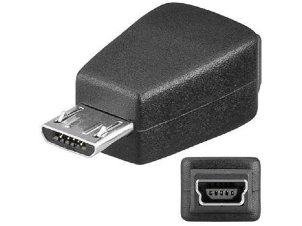 PREMIUMCORD redukce USB 2.0, B micro-B mini 5pin, M/F (kur-11)