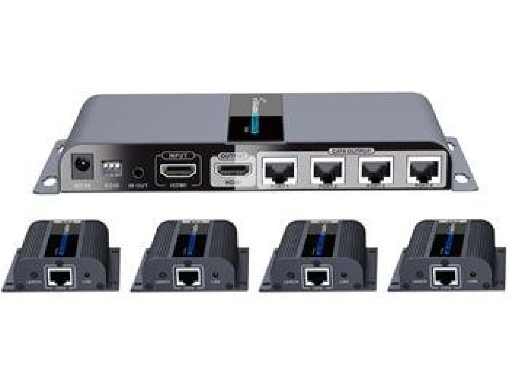 PREMIUMCORD rozbočovač a extender HDMI po CAT6 1:4 (khsplit4g)