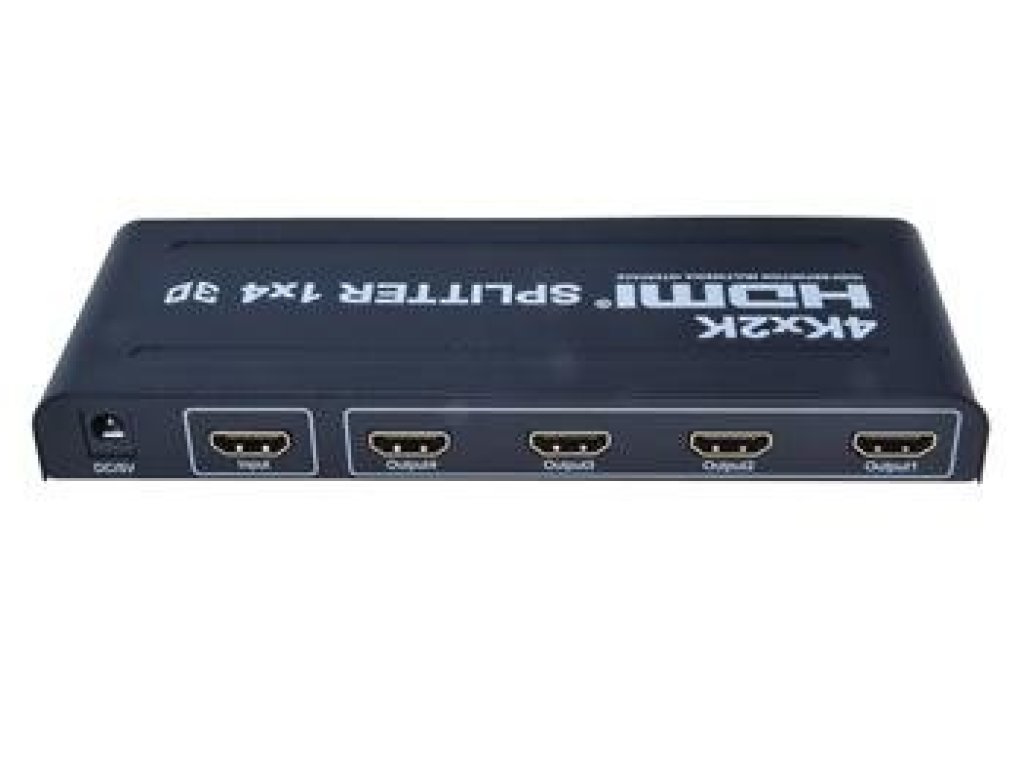 PREMIUMCORD rozbočovač HDMI 1.4, HDMI-4xHDMI, F/2xF (khsplit4b)