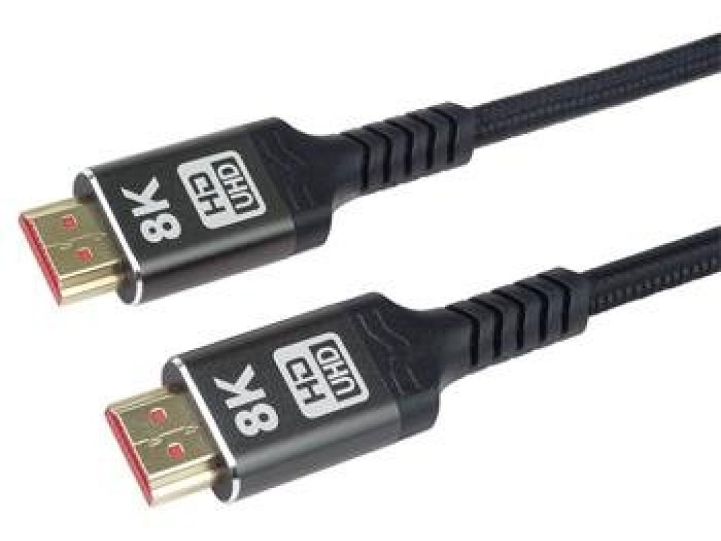 PremiumCord ULTRA HDMI 2.1 High Speed + Ethernet kabel 8K@60Hz,zlacené 9m (kphdm21b9)